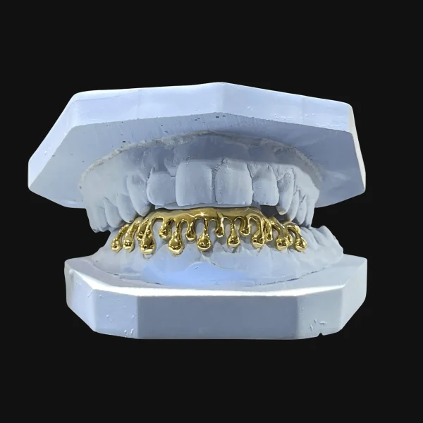 Solid Gold Drip Grillz - Image 4
