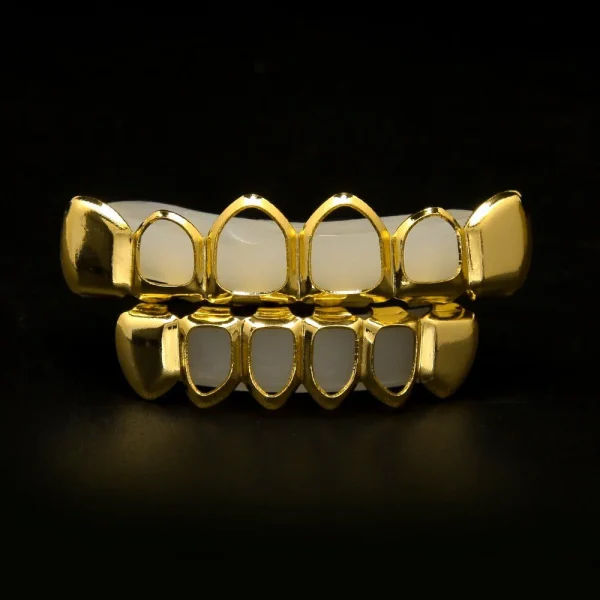 Solid Gold Open Face Grillz - Image 4