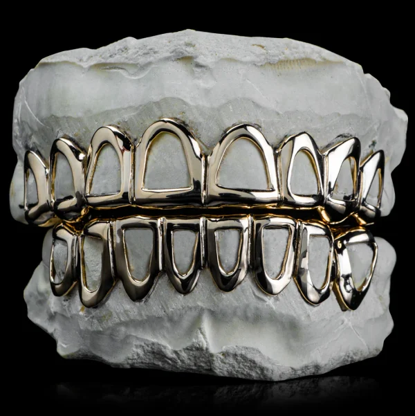 Solid Gold Open Face Grillz - Image 2