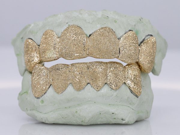Solid Gold Diamond Dust Grillz - Image 2
