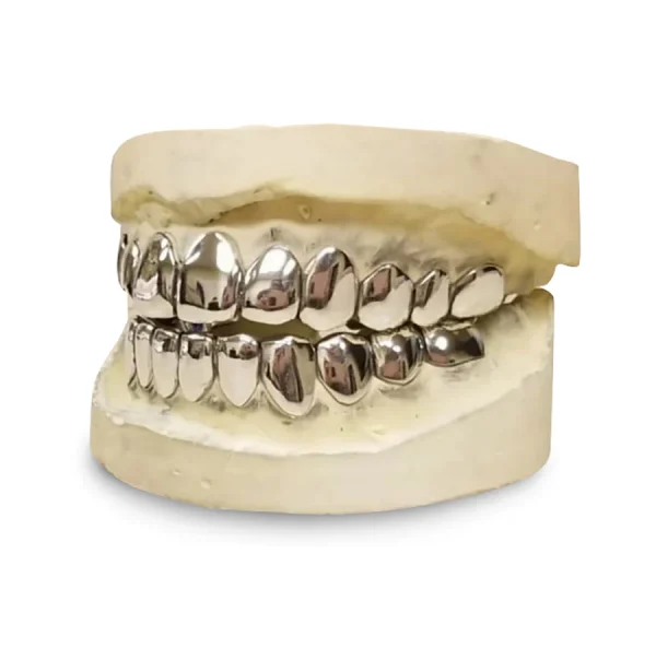 Solid .925 Sterling Silver Deep Cut Grillz - Image 3