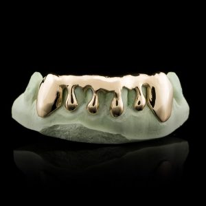 Solid Gold Drip Grillz