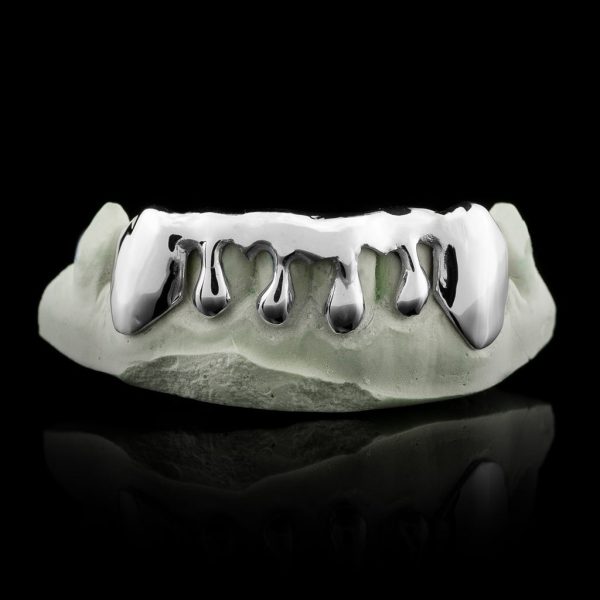 Solid Sterling Silver Drip Grillz